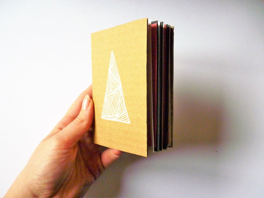 Free Postage - Mini cardboard sketchbook