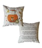 Personalised Autumn Pumpkin Dog Cushion - "Jack-O'-Lantern" - Image 5