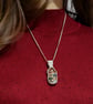 Pendant - hand painted seaglass - Image 2