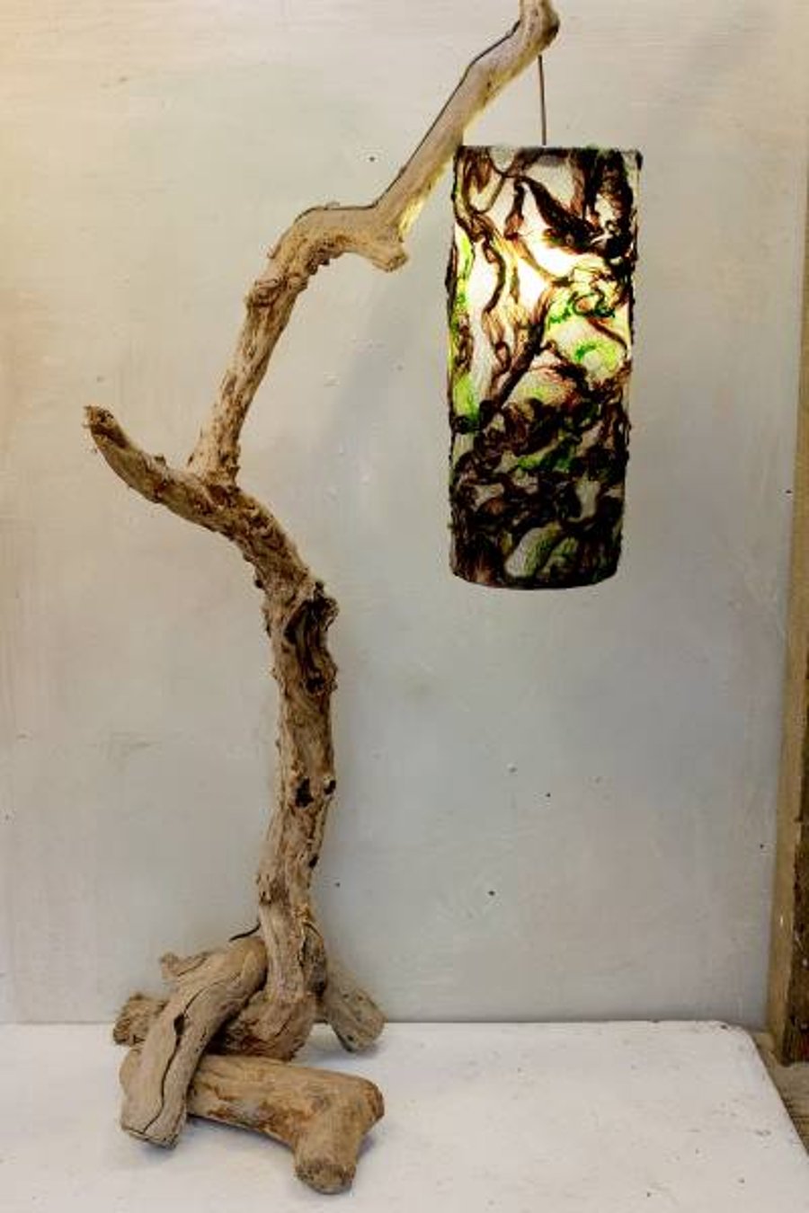 Driftwood Floor Lamp,Drift Wood Standard lamp, Drift wood Floor lamp, Lamp Stand