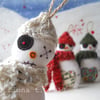 3 festive zombie snowmen