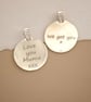 Otter Engraved Sterling Silver Coin Necklace - Image 4