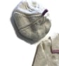 White merino coat and hat ,available now - Image 6