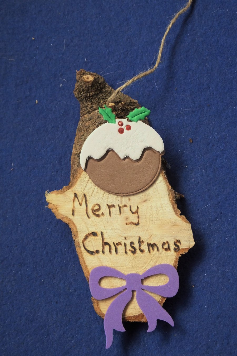 Season's greetings Merry Christmas natural wooden sign for Christmas time