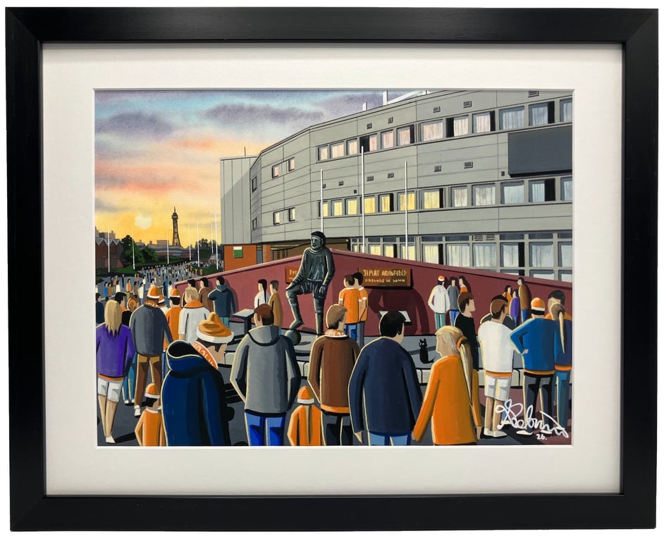 Blackpool. Framed & Unframed Fine Art Print. Football Club FC Bloomfield Rd Gift