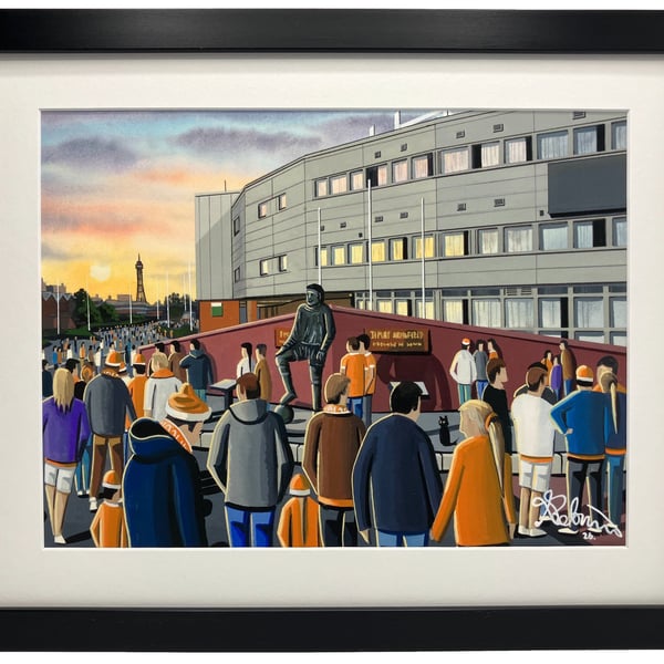 Blackpool. Framed & Unframed Fine Art Print. Football Club FC Bloomfield Rd Gift