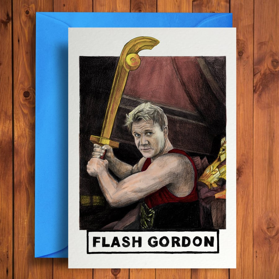 Flash Gordon - Funny Birthday Card