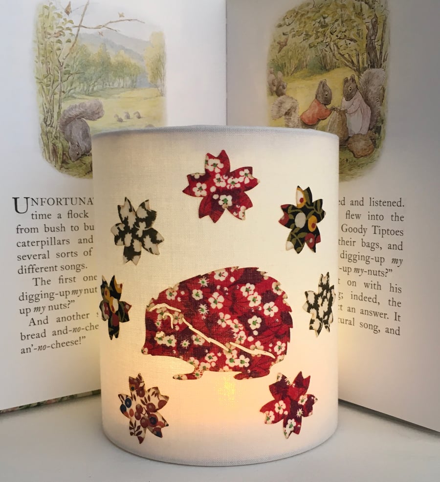 Liberty Hollie The Hedgehog- Handmade Night Light