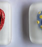 Handmade Fused Glass 'Hearts' Picture - Image 8