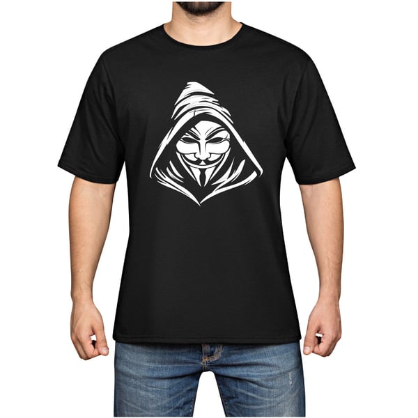 Anonymous T Shirt, Anonymous Hacker T shirt, Funny T Shirt, Anonymous cotton T s