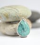 Turquoise pendant - duck egg blue