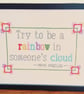 Framed picture in cross stitch  - Image 2
