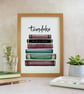 Book Lover's Art Print - Tsundoku - Image 2