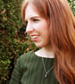 Handmade Silver Pinecone Necklace - Image 4