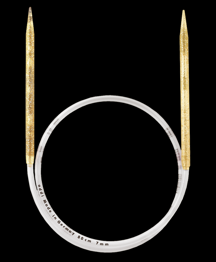 Addi Turbo Premium Circular Glitter Knitting Needles 12mm