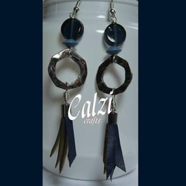 Junk Collectors Earrings-Blue
