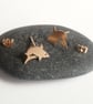 Shark Earring Studs In 9ct Yellow Gold - Image 4