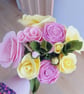 Handmade Felt Flower Bouquet, Wedding Roses, Mother's Day Gift - Image 5