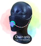 Rainbow pride SIP valve keeper - CHAIN ONLY - Image 1