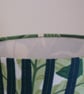 Tall Sanderson's Manila Discovery Fabric covered Lampshade   - Image 4