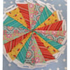 Moroccan style  bunting, cotton fabric bunting 