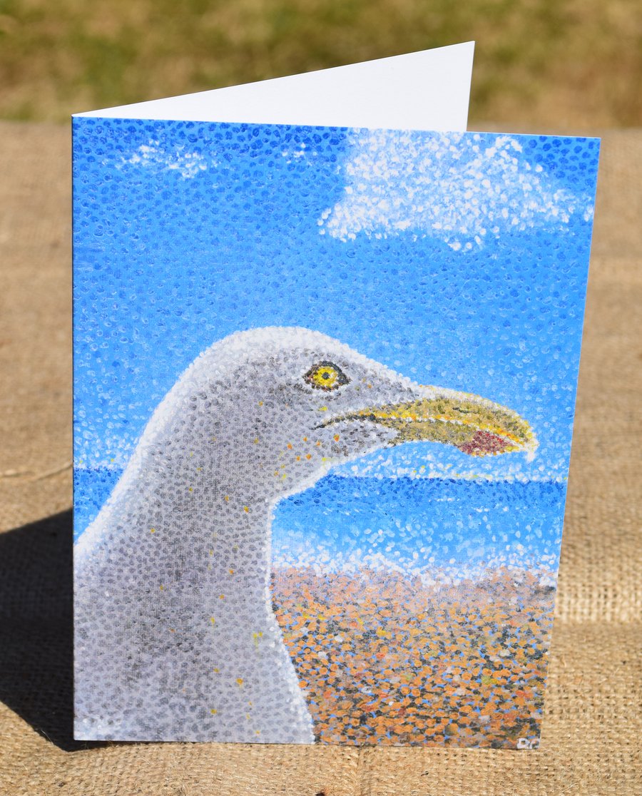 Pointillism Seagull