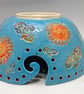 extra extra large yarn bowl Jumbo Yarn Bowl with multiple holes Knitting Bowl  - Image 2