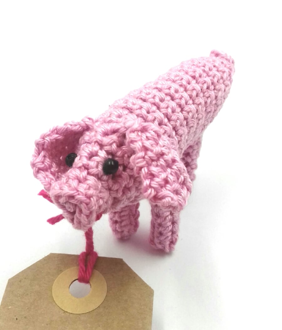 Crochet Messenger Pig