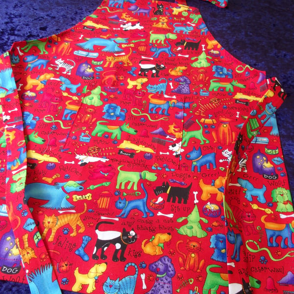 Cats and Dogs Childs Apron