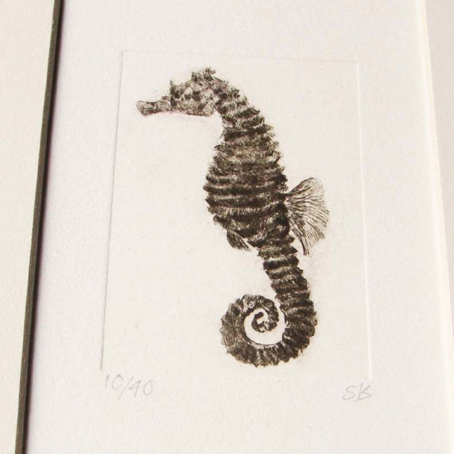 Sea Horse original print