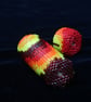 Beaded Wooden Needlecase in Flames Bargello Pattern - Image 4