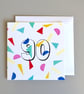 Confetti 90th Birthday Card  - Image 1