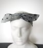 Cat Print Rockabilly Style Wired Headband - Image 2