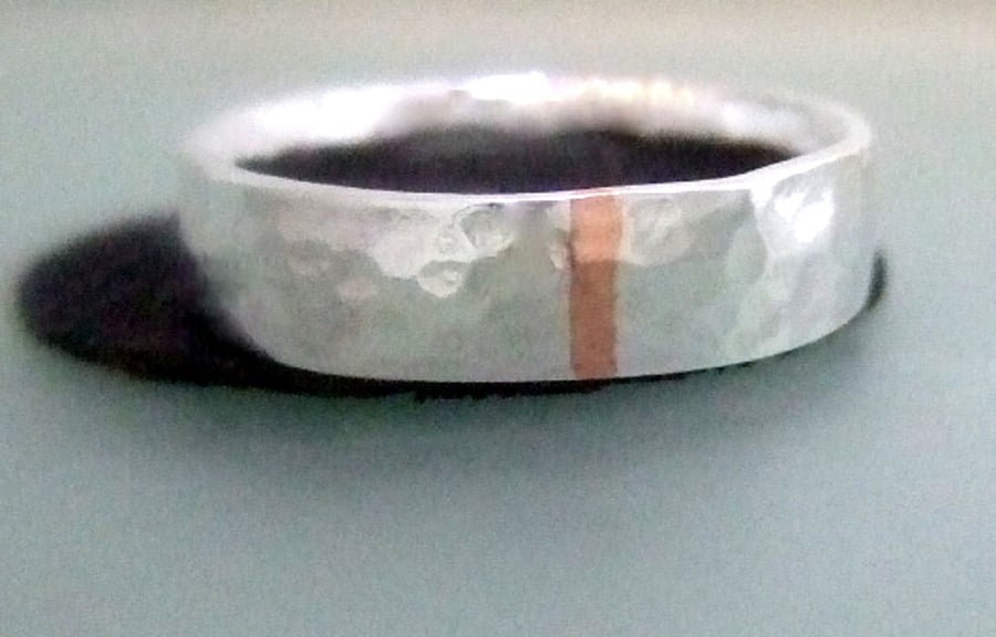 Sterling silver Band, Handmade Urban Design Jewellery