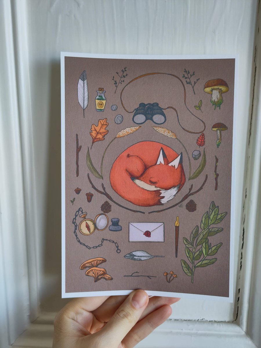 Fox & Trinkets Cosy Matte A5 Print