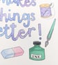 A4 Art Print 'Making Things' - Image 3