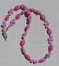Pink Morganite Crystal Gemstone Statement Beaded Necklace "Sweet Rose" - Image 4