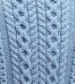 Hand Knit V Neck Cardigan In A Blend Of Wool With Alpaca - Fits Chest 102-105cms - Image 6
