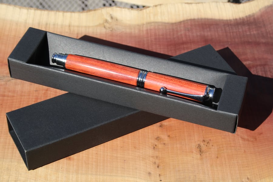 Red Heart Rollerball pen