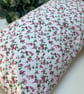 Rectangle Cushion in a vintage pink & white floral cotton fabric - Home Decor - Image 4