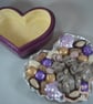 Ceramic Novelty Mice Silver Purple Decorative Jewellery Trinket Box Container. - Image 4
