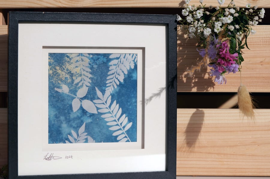 Botanical Cyanotype Print