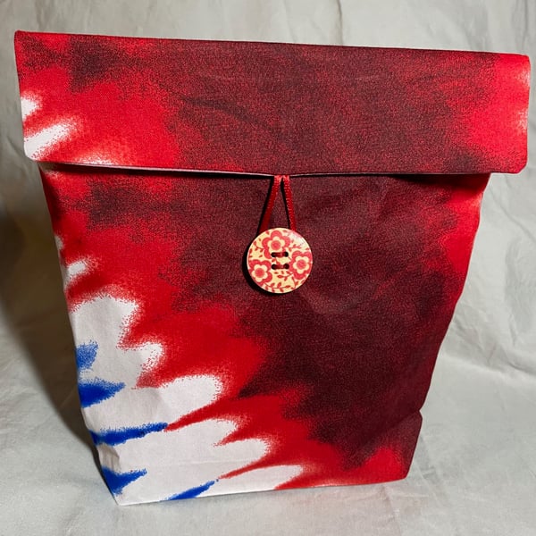 Fabric storage bag or gift bag, medium