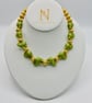Green Elephant Statement Necklace