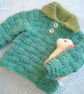 Chunky Basket Weave Jumper with Collar for Babies and Children, Child's Jumper