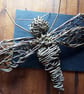 small willow bee, pollinator, sculpture, for inside or, outside display,