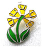 Cowslip Suncatcher Stained Glass Yellow Spring Flower 006 - Image 3