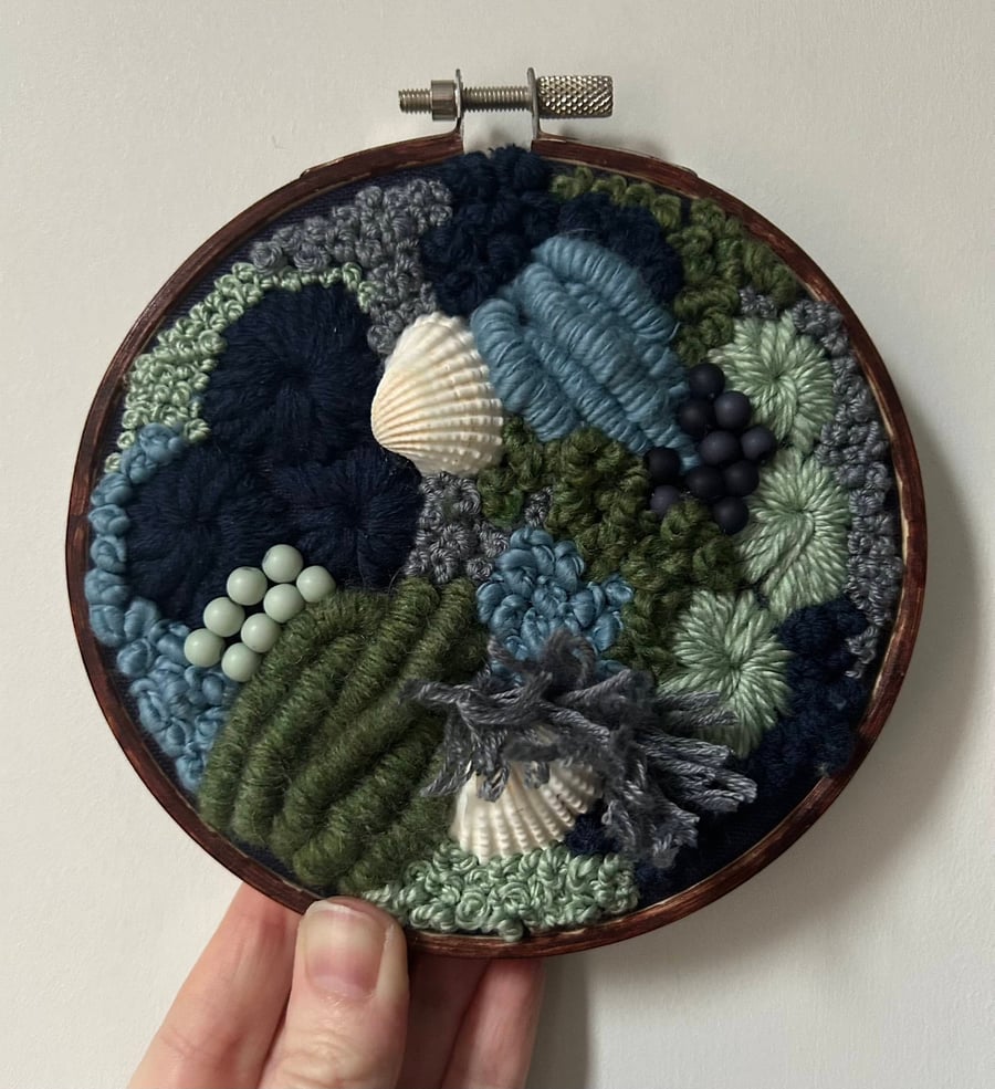 The seashore a 5 inch art piece 