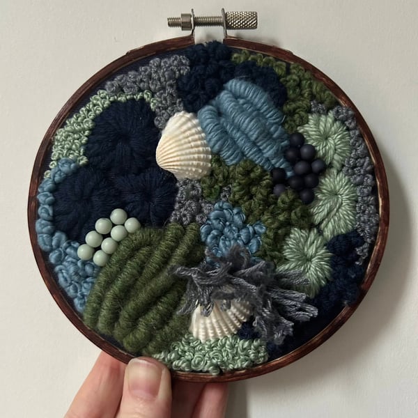 The seashore a 5 inch art piece 