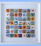 Handmade Fused Glass '49' Picture.